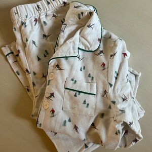 Petite plume ski theme pajamas